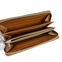 Louis Vuitton Masters Zippy Wallet Leer in Bruin