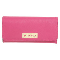 Pinko Sac à main/Portefeuille en Cuir en Rose/pink