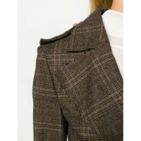 Lanvin Jacket/Coat Wool in Brown