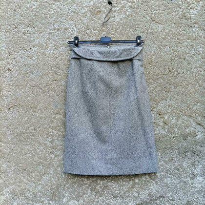 Gianfranco Ferré Skirt Wool in Grey