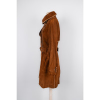 Dior Jacke/Mantel aus Leder in Braun