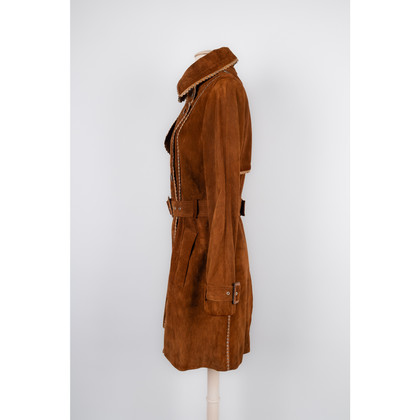 Dior Jacket/Coat Leather in Brown