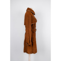 Dior Jacke/Mantel aus Leder in Braun