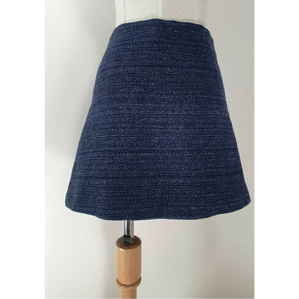 Sandro Skirt Wool in Blue