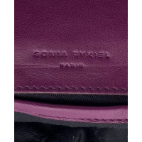 Sonia Rykiel Handtasche aus Leder in Violett
