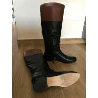 Ralph Lauren Boots Leather in Black