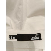 Moschino Love Gonna in Cotone in Bianco