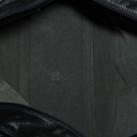 Loewe Reisetasche aus Leder in Schwarz