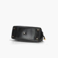 Loewe Reisetasche aus Leder in Schwarz
