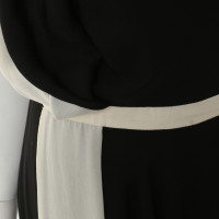 Halston Heritage Asymmetrisches Kleid in Schwarz