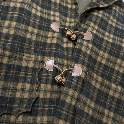 Fendi Jacket/Coat Wool in Khaki
