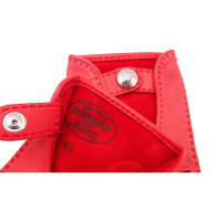 Hermès Guanti in Pelle in Rosso