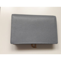 Dior Saddle Bag aus Leder in Grau