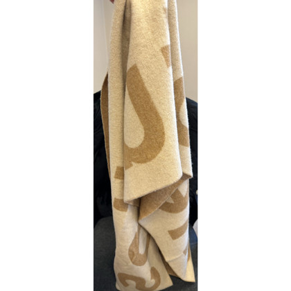 Acne Scarf/Shawl Wool in Brown