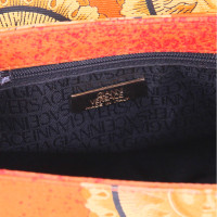 Versace Shoulder bag Cotton in Orange