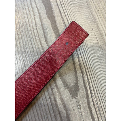 Hermès Cintura in Pelle in Rosso