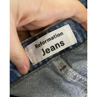 Reformation Jeans aus Jeansstoff in Blau