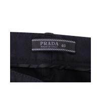 Prada Trousers Cotton in Black