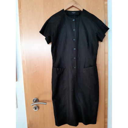 Max Mara Studio Dress Linen in Black