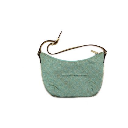 Gucci Clutch Bag Canvas in Turquoise