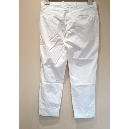Cambio Paio di Pantaloni in Cotone in Bianco