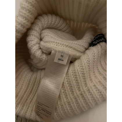 Acne Hut/Mütze aus Wolle in Weiß