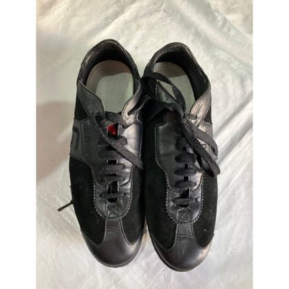 Dolce & Gabbana Chaussures de sport en Daim en Noir