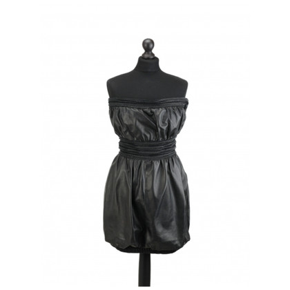 Fendi Dress Leather in Black