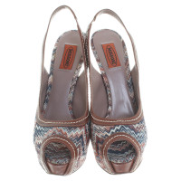 Missoni Peeptoes mit Zick-Zack-Muster