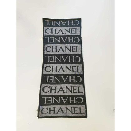 Chanel Sjaal Wol in Grijs