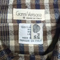 Gianni Versace Top Wool in Brown