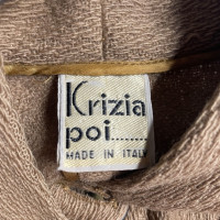 Krizia Jacket/Coat Wool in Beige