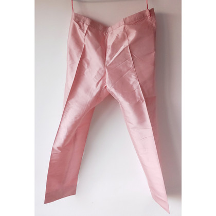 Carolina Herrera Trousers Silk in Pink