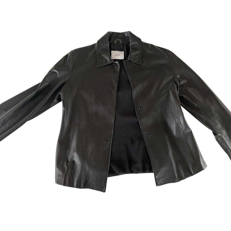 Joop! Jacket/Coat Leather in Black