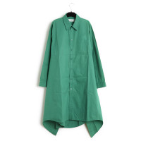 Balenciaga Kleid aus Baumwolle in Grün