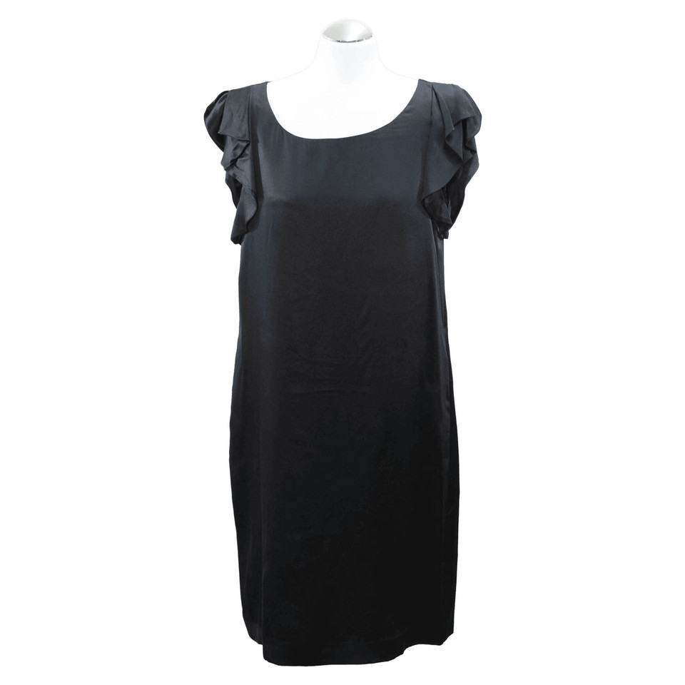 L.K. Bennett Kleid aus Seide in Schwarz