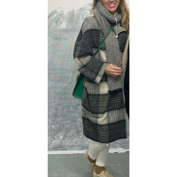 Drykorn Giacca/Cappotto in Lana in Grigio