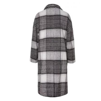 Drykorn Jacke/Mantel aus Wolle in Grau
