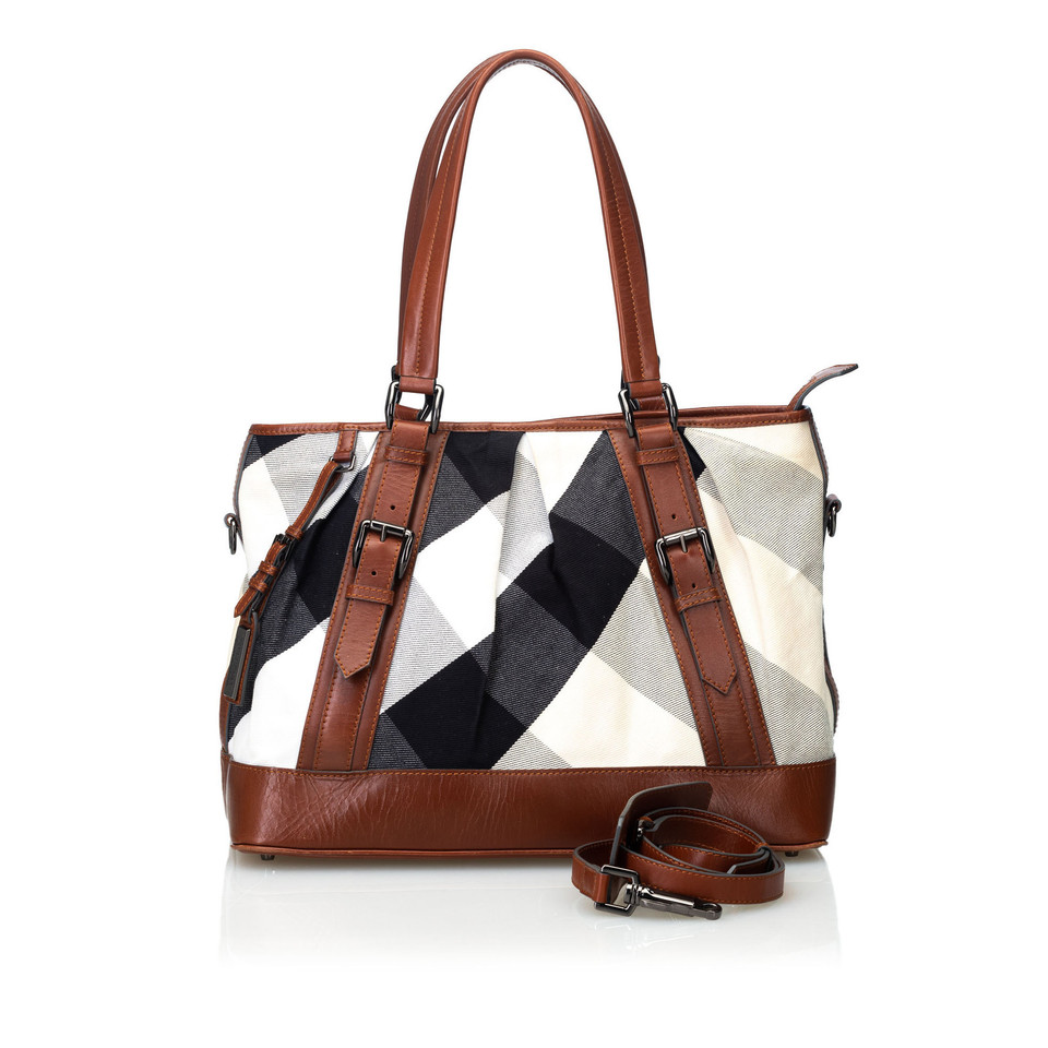 Burberry Shoulder bag Canvas in White