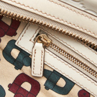 Gucci Handtasche aus Leder in Weiß