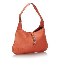 Gucci Borsa a tracolla in Pelle in Arancio