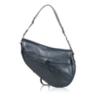 Christian Dior Saddle Bag en Cuir en Noir