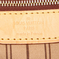 Louis Vuitton Neverfull in Tela in Marrone