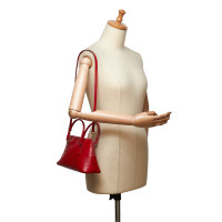 Prada Shoulder bag Leather in Red