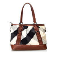 Burberry Shoulder bag Canvas in White