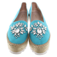 Sebastian Slippers/Ballerinas in Turquoise