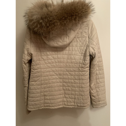 Oakwood Giacca/Cappotto in Pelle in Crema