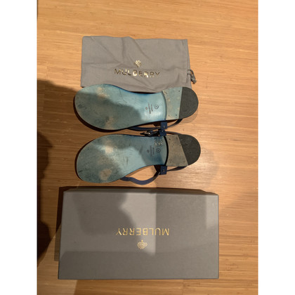Mulberry Sandals Leather in Blue
