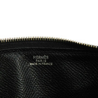 Hermès 24/24 aus Leder in Schwarz