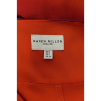 Karen Millen Vestito in Seta in Rosso